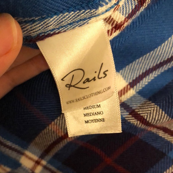 Rails | Hunter Santorini/ Royal Button Down - Picture 5 of 8